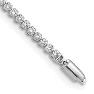 14k 2 1/8 ct Lab Grown Dia VS/SI+ G+ Comp Round Tennis Bracelet