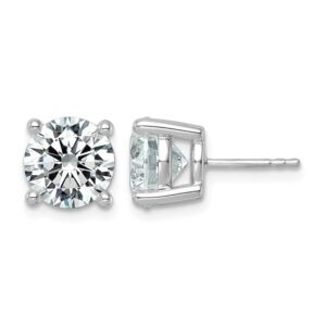 10kw 6ct Lab Grown Diamond VS+ F+ Round Complete Stud Earrings