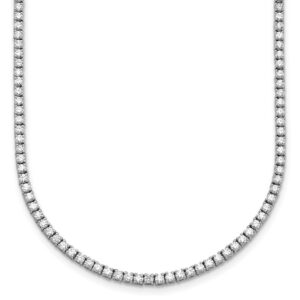 14kw 4 1/2ct Lab Grown Diamond VS/SI+ G+ 18in Straight Tennis Necklace