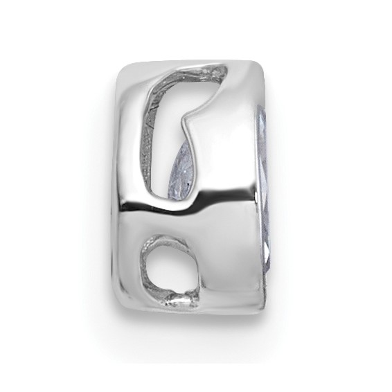 14kw 3/8ct Lab Grown Dia VS+ F+ Oval Comp Bezel Set Chain Slide Pendant - Image 2