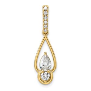 14k Lab Grown Diamond VS+ F+ Fashion Pendant