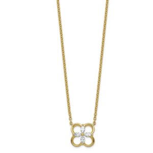 14k Lab Grown Diamond VS+ F+ Fashion Necklace