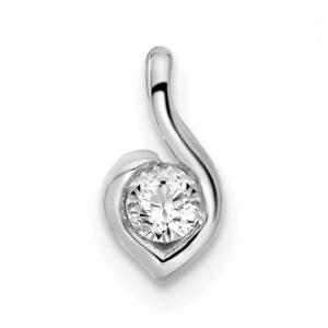 14kw 1/6ct Lab Grown Diamond VS/SI+ G+ Comp Fashion Pendant