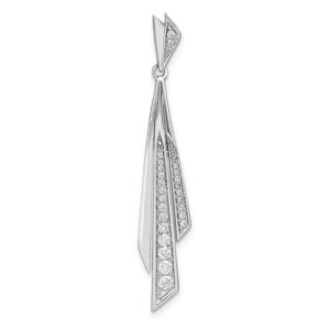 14k White Gold 1/4ct Lab Grown Diamond VS/SI+ G+ Fashion Pendant