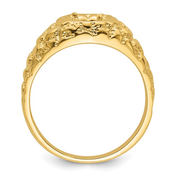 14k 7/8 ct Center Men's Ring Mounting - Image 2