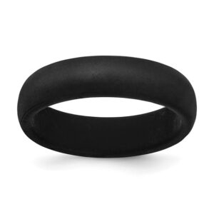 Silicone Black 5.7mm Band