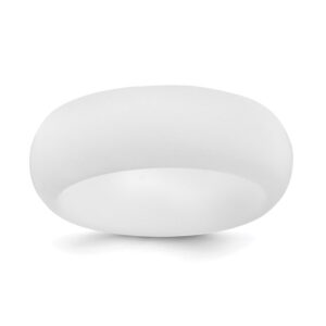 Silicone White 8mm Domed Band