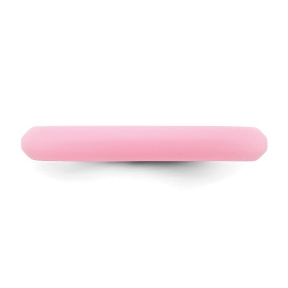 Silicone Pink 3mm Round Band - Image 3