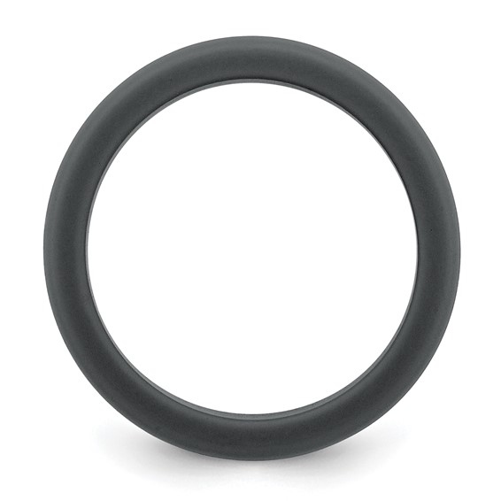 Silicone Grey with Removable Orange Center 8mm Band - Image 2