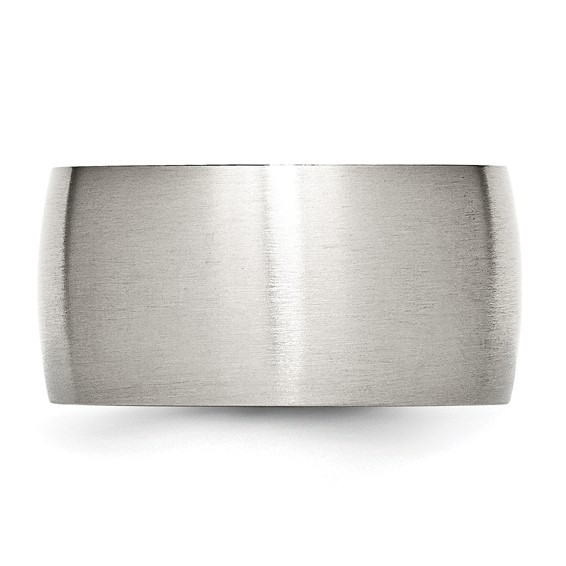 Stainless Steel Brushed 12mm Half Round Band - Image 3
