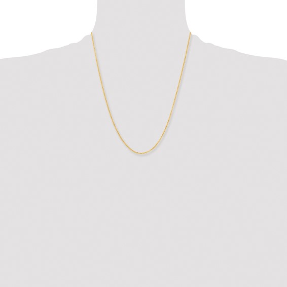 Stainless Steel Polished Yellow IP-plated 2.3mm 16in Cable Chain - Image 7