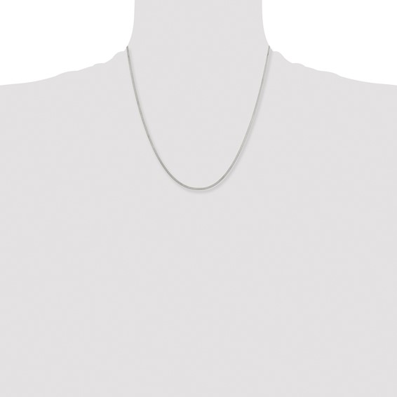 Stainless Steel Polished 1.8mm 20in Herringbone Chain - Image 4