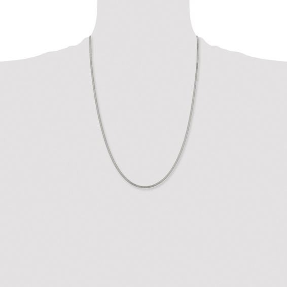 Stainless Steel Polished 2.3mm 20in Herringbone Chain - Image 6
