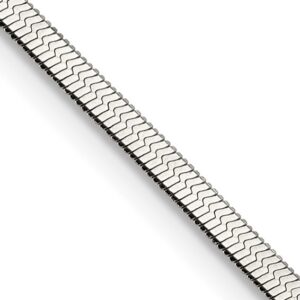Stainless Steel Polished 3.3mm 20in Herringbone Chain