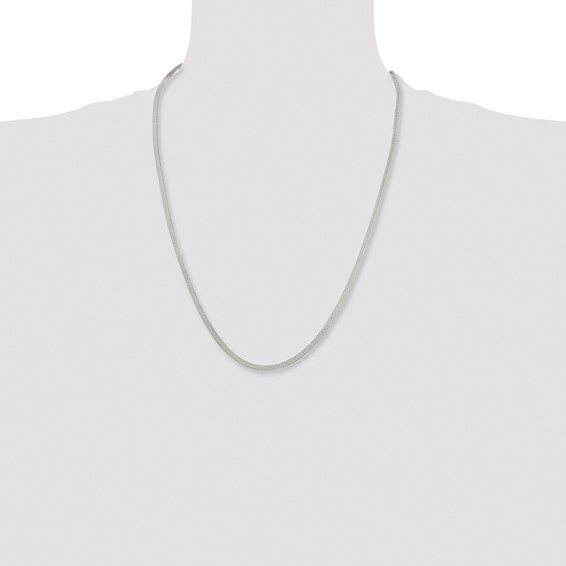 Stainless Steel Polished 3.4mm 20in Herringbone Chain - Image 6