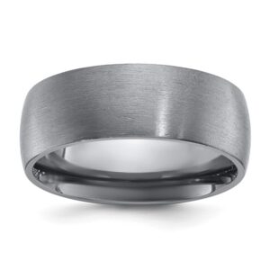 Tantalum Brushed 8mm Band