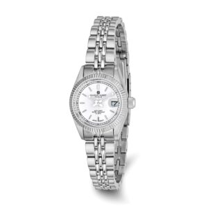 Ladies Charles Hubert Stainless Steel 26mm Off White Dial Watch