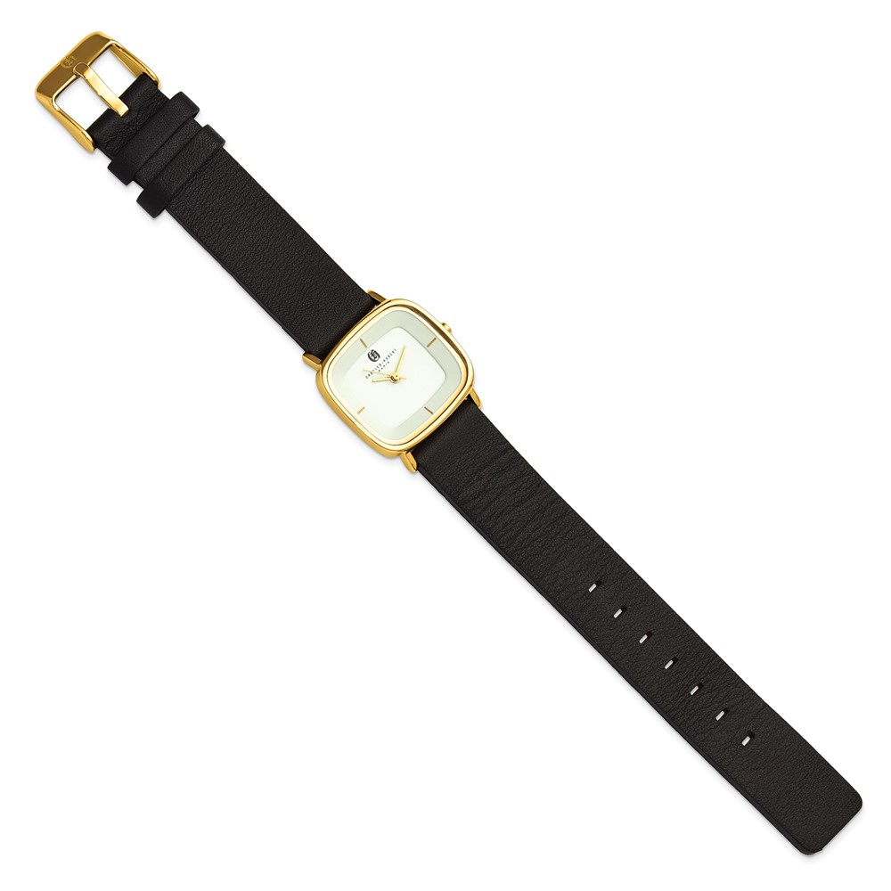Charles Hubert IP-plated Stainless Steel White Dial Quartz Watch - Image 3
