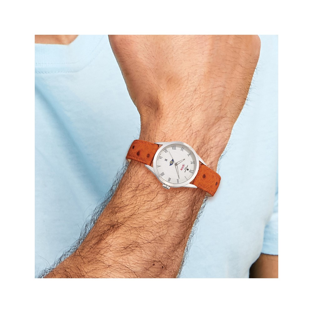 Charles-Hubert Stainless Steel White Dial with Day and Date Watch - Image 5