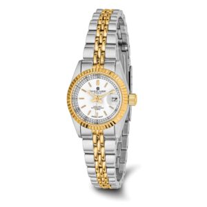 Ladies Charles Hubert IP-plated Two-tone 26mm Off White Dial Watch