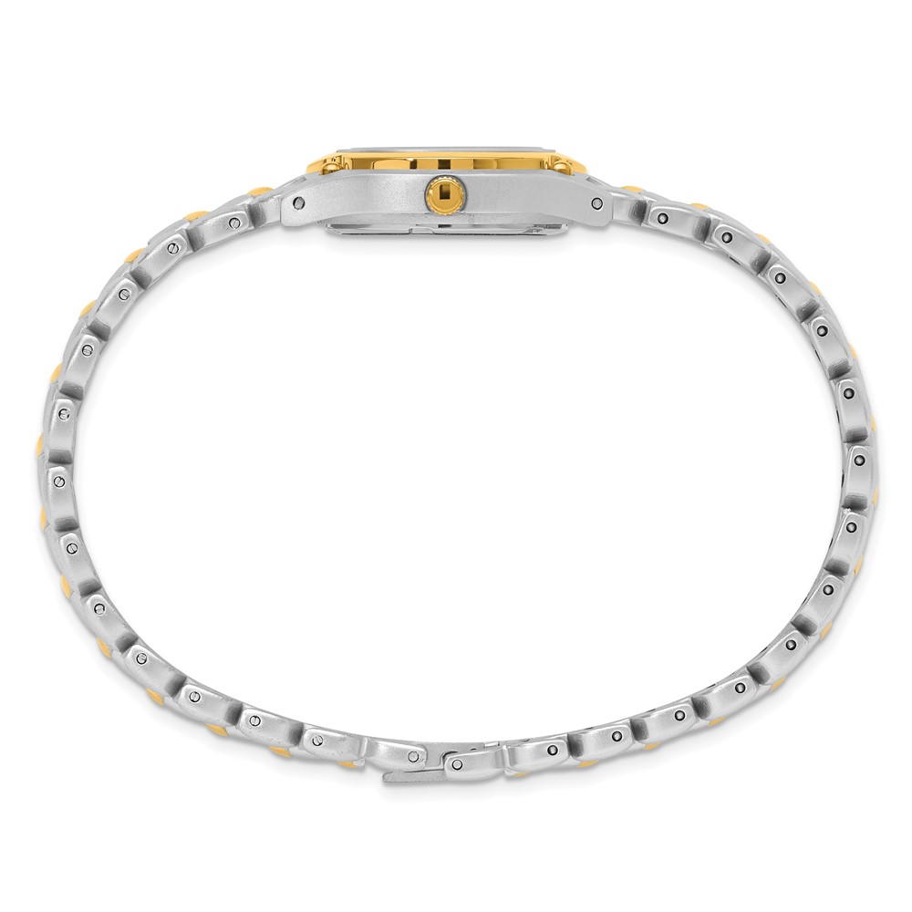 Ladies Charles Hubert Two-tone Brass White Dial Watch - Image 5