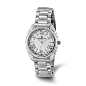 Ladies Charles Hubert Stainless Steel Off-White Dial Watch