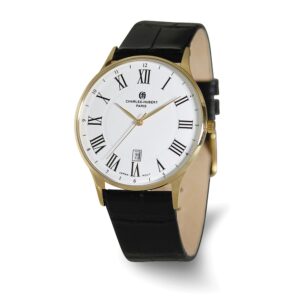 Charles-Hubert Gold-Plated Stainless Steel Quartz Watch