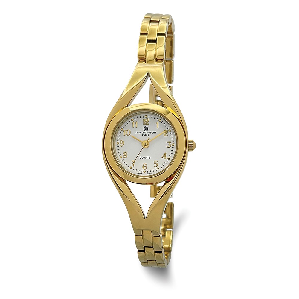 Charles-Hubert Gold-Plated Quartz Watch