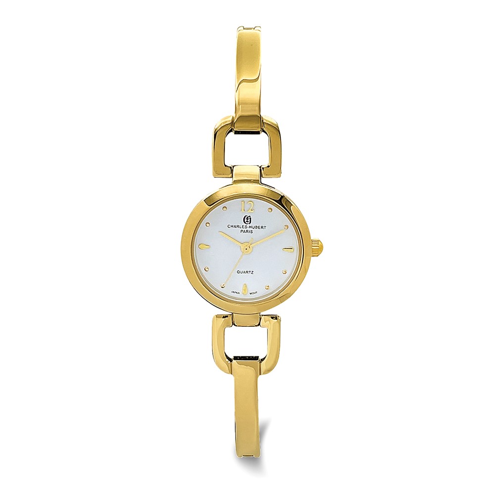 Charles-Hubert Gold-Plated Quartz Watch