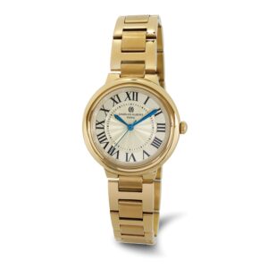 Charles-Hubert Gold-Plated Stainless Steel Quartz Watch