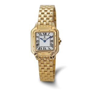 Charles-Hubert Gold IP-plated Stainless Steel Quartz Watch