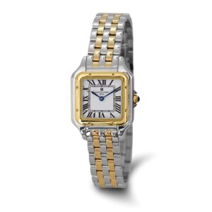 Charles-Hubert Two-Tone Yellow IP-plated Stainless Steel Quartz Watch