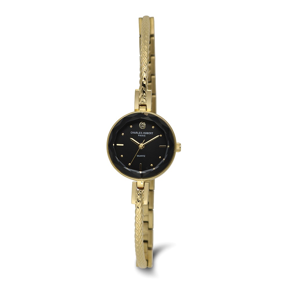 Charles-Hubert Gold IP-plated Stainless Steel Quartz Watch