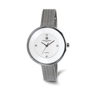Charles-Hubert Stainless Steel Quartz Watch