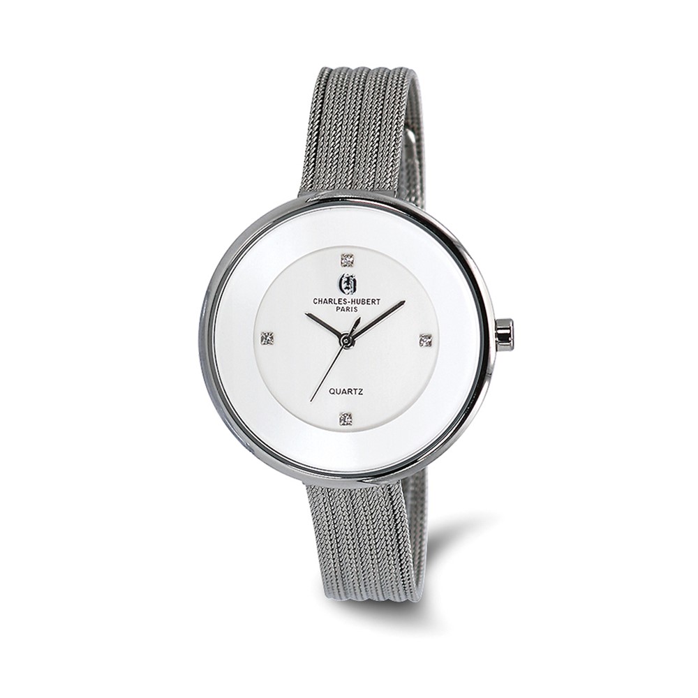 Charles-Hubert Stainless Steel Quartz Watch